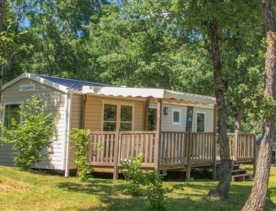 mobilhome acacia camping la Pélonie en Dordogne
