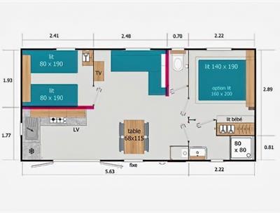 mobilhome Sarlat camping la Pélonie en Dordogne