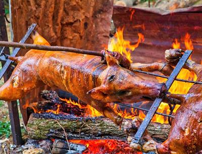 Soiree cochon de lait - Camping La Pélonie au sud de Limoge