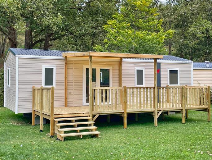 La Pélonie - Mobil-home HAUTEFORT extérieur