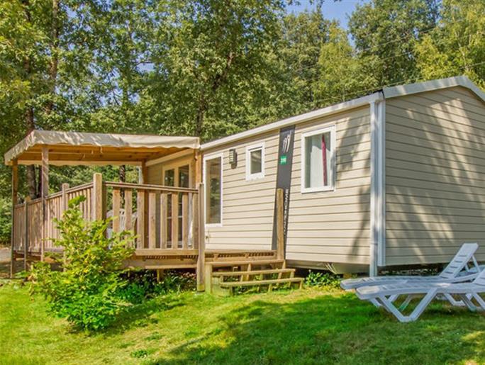 mobilhome acacia camping la Pélonie en Dordogne