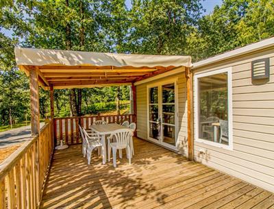 mobilhome acacia camping la Pélonie en Dordogne