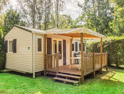 mobilhome Périgueux camping la Pélonie en Dordogne
